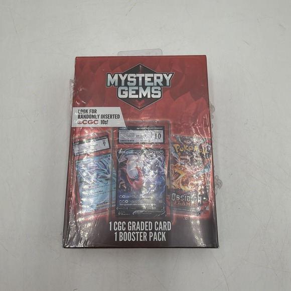 mystery gems graded card Mystery Gems Graded Card and Two Booster Packs Mystery Boxes - Pokemon Cards Opening
